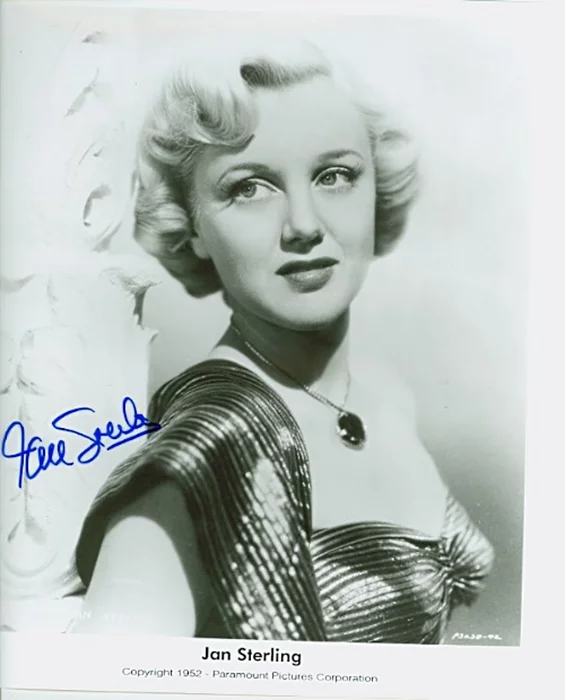 Jan Sterling autograph