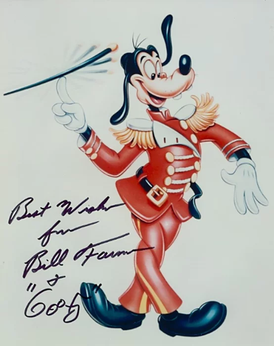 Bill Farmer autograph