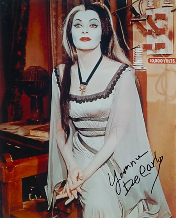 Yvonne DeCarlo autograph