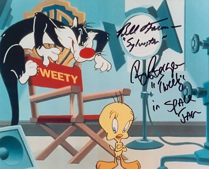 Sylvester and Tweety autograph