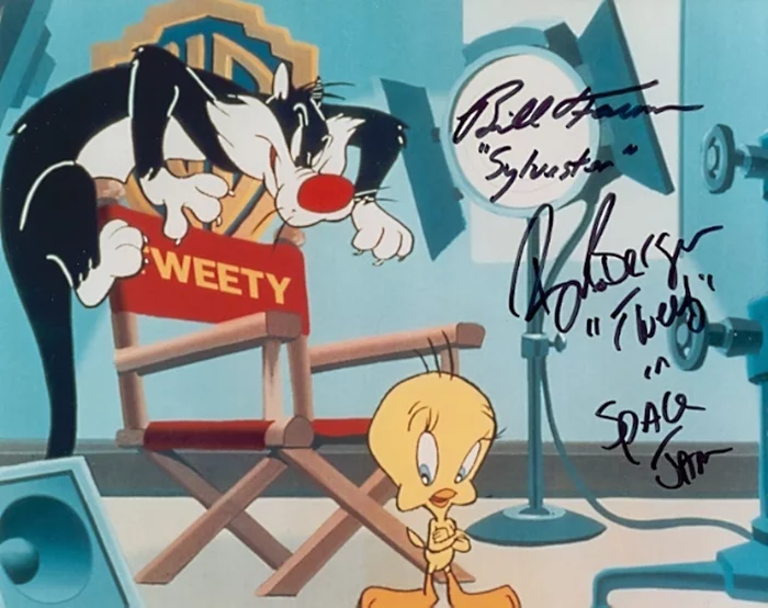 Sylvester and Tweety autograph