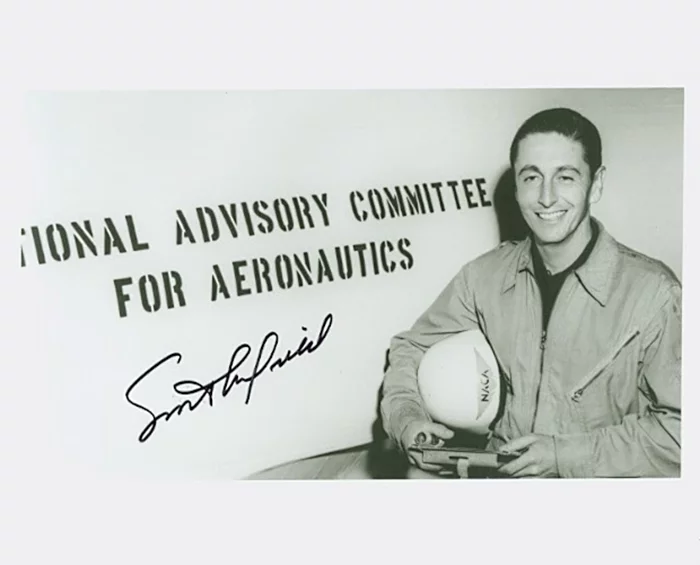 Scott Crossfield autograph