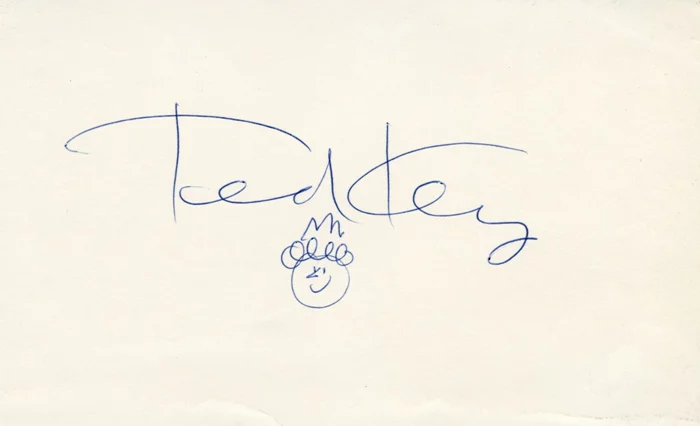 Ted Key autograph