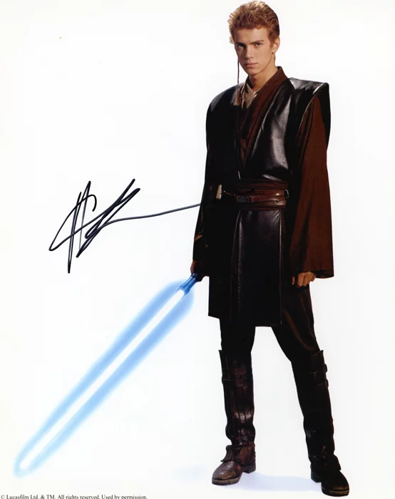 Hayden Christensen autograph