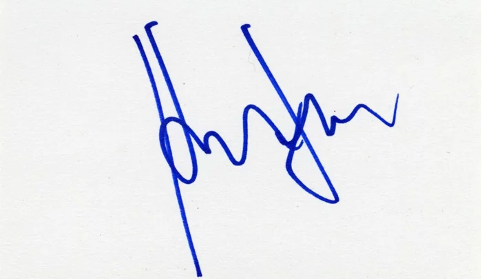 Harrison Ford autograph