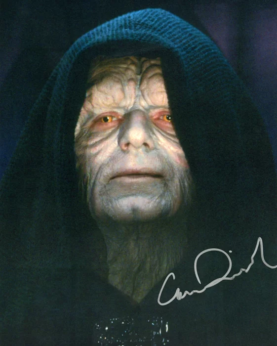 Ian McDiarmid autograph