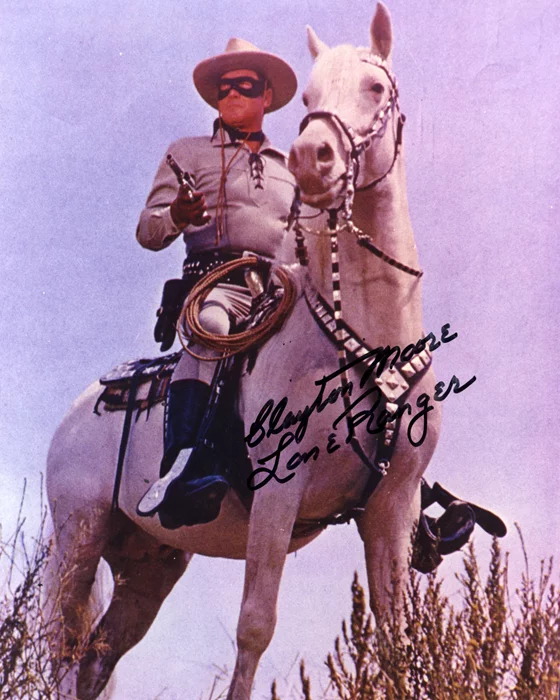 Clayton Moore autograph