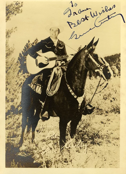 Gene Autry autograph