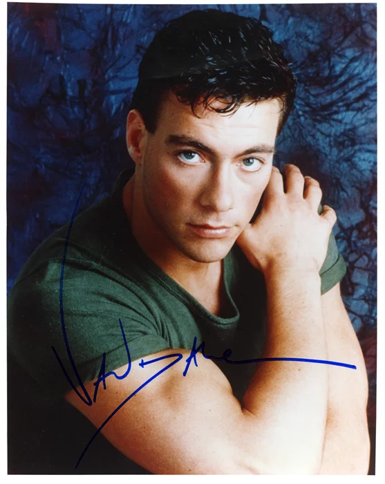Jean-Claude Van Damme autograph