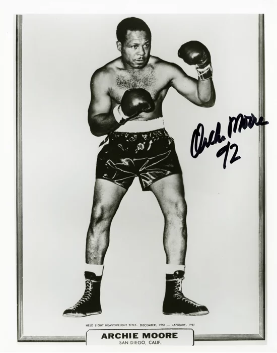 Archie Moore autograph