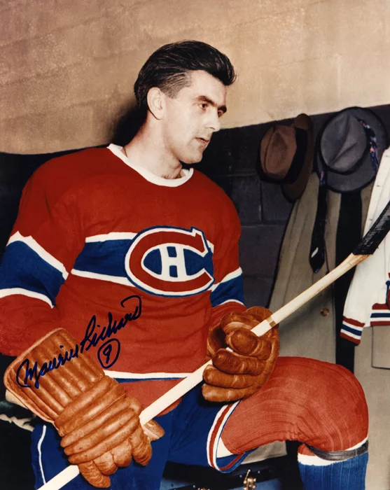 Maurice Richard autograph