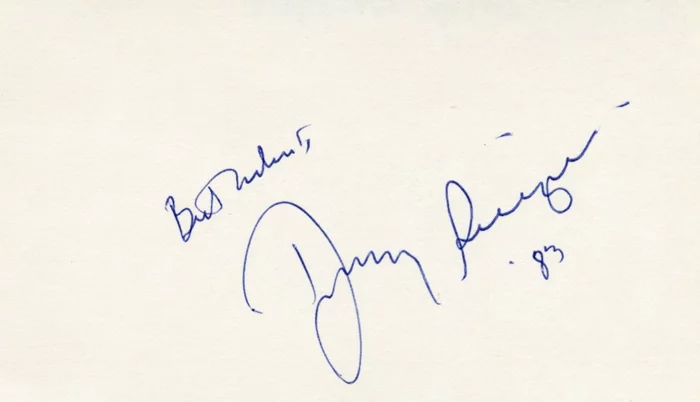 Dizzy Gillespie autograph