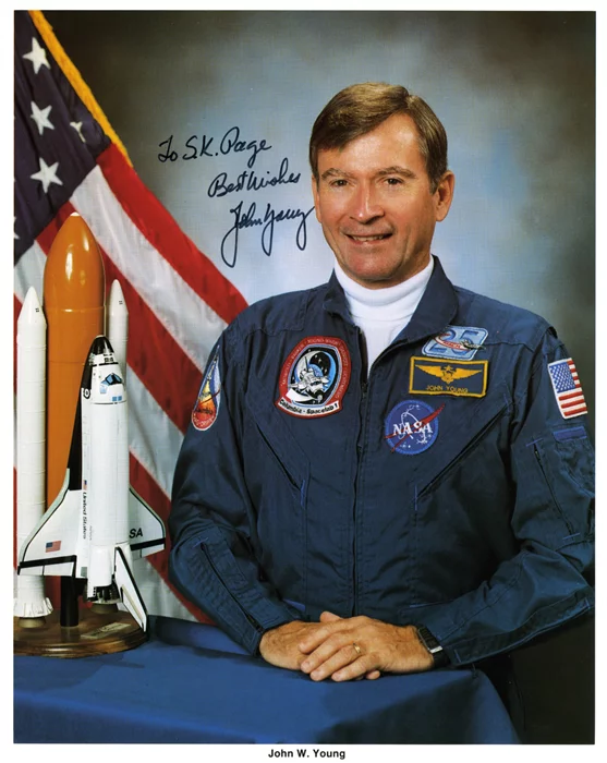 John Young autograph