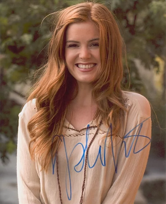 Isla Fisher autograph
