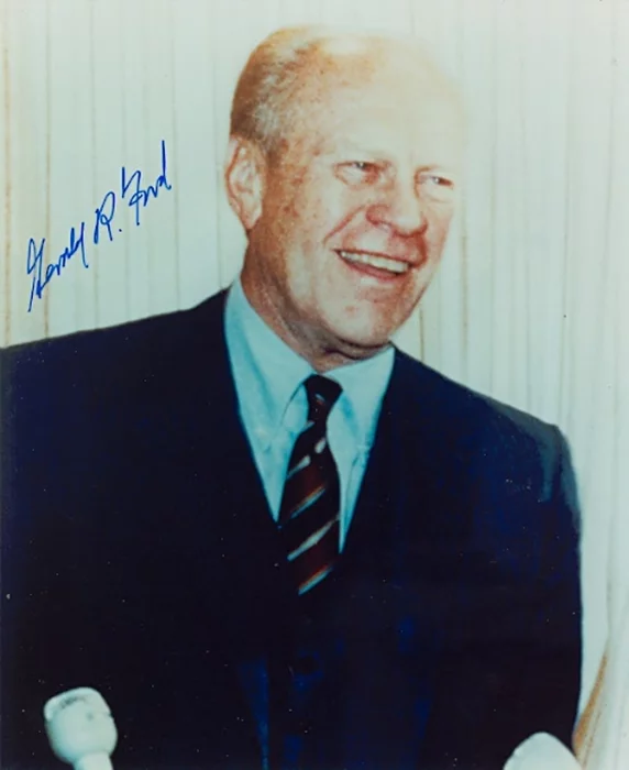 Gerald Ford autograph
