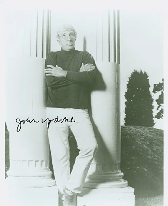 John Updike autograph
