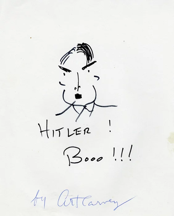 Art Carney autograph
