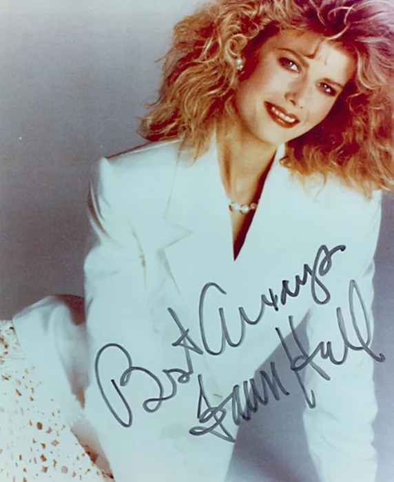 Fawn Hall autograph