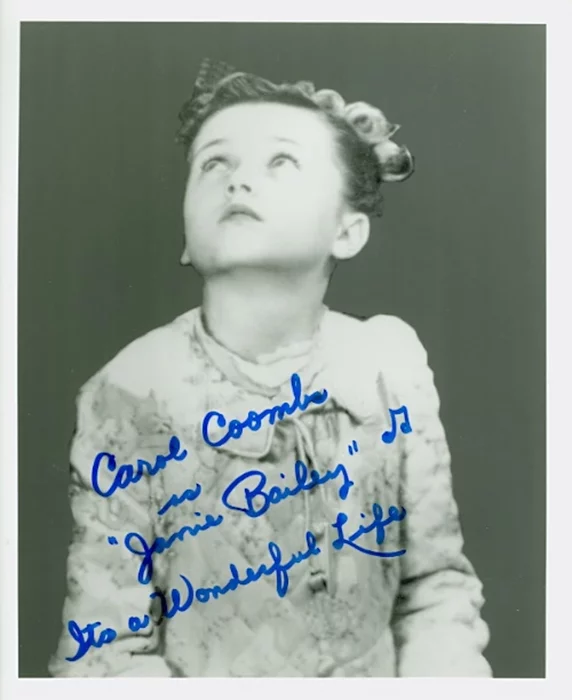 Carol Coombs autograph