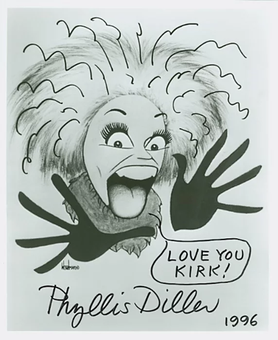Phyllis Diller autograph