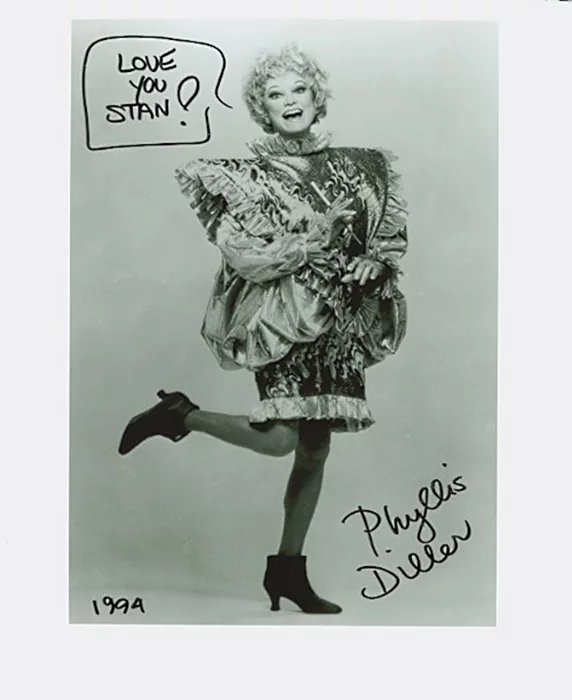 Phyllis Diller autograph