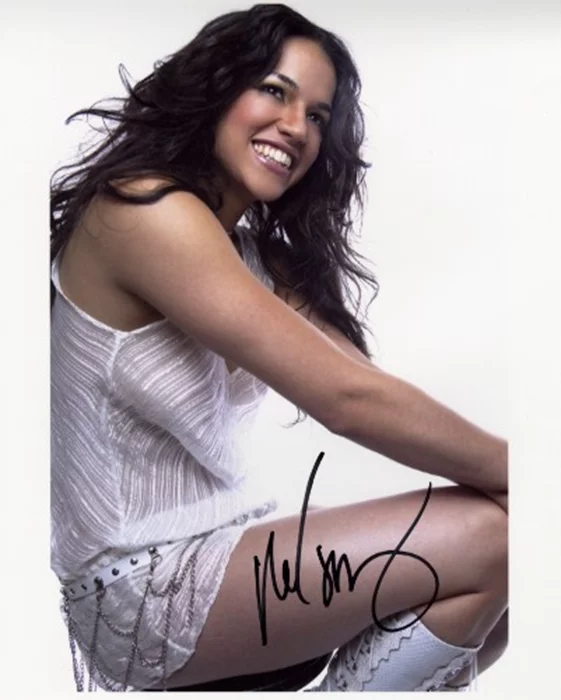 Michelle Rodriguez autograph