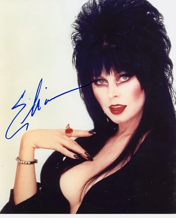 Elvira autograph