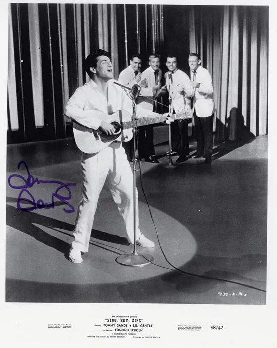 Tommy Sands autograph