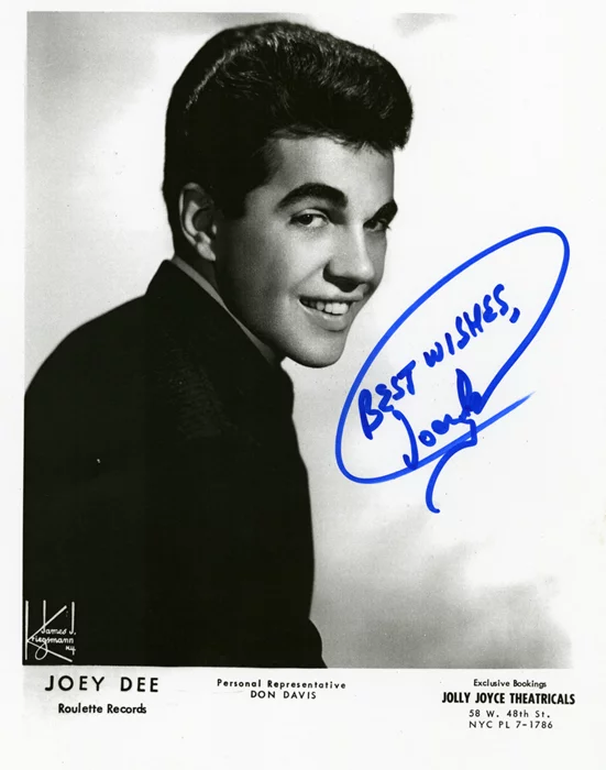 Joey Dee autograph