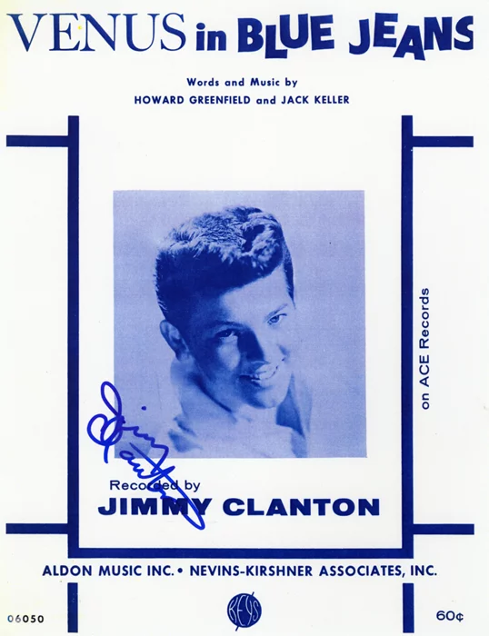 Jimmy Clanton autograph