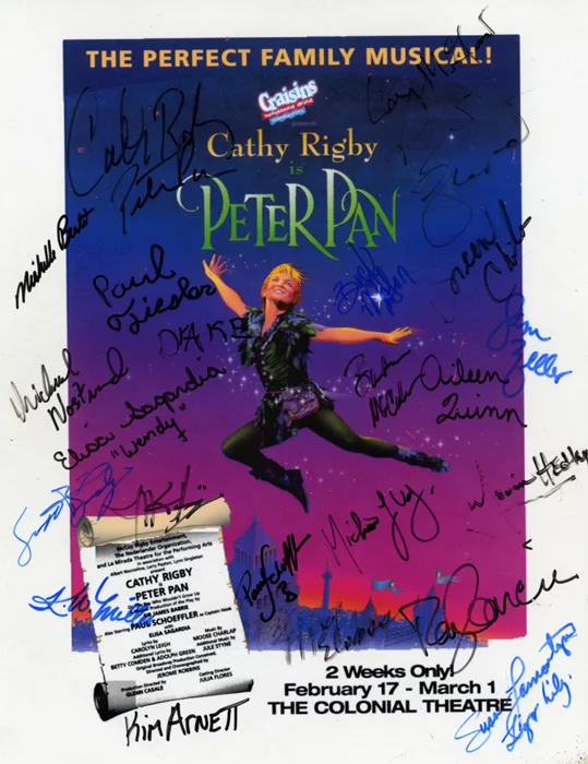 Peter Pan autograph