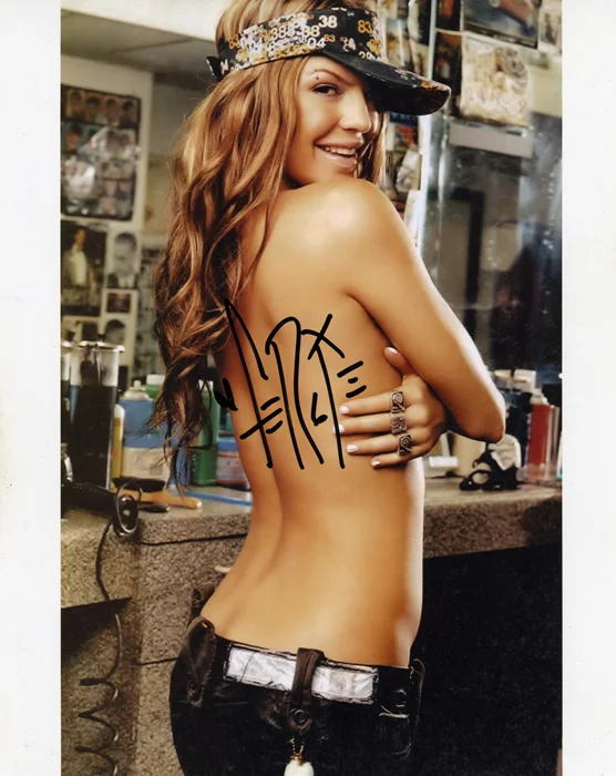 Stacy Ferguson autograph