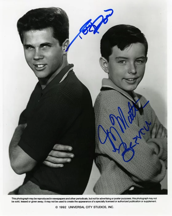 Leave it to Beaver autograph