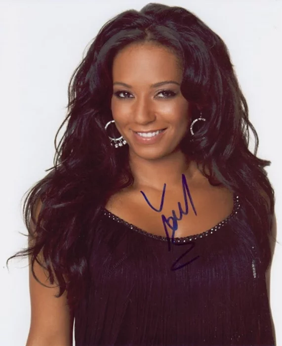 Melanie Brown autograph