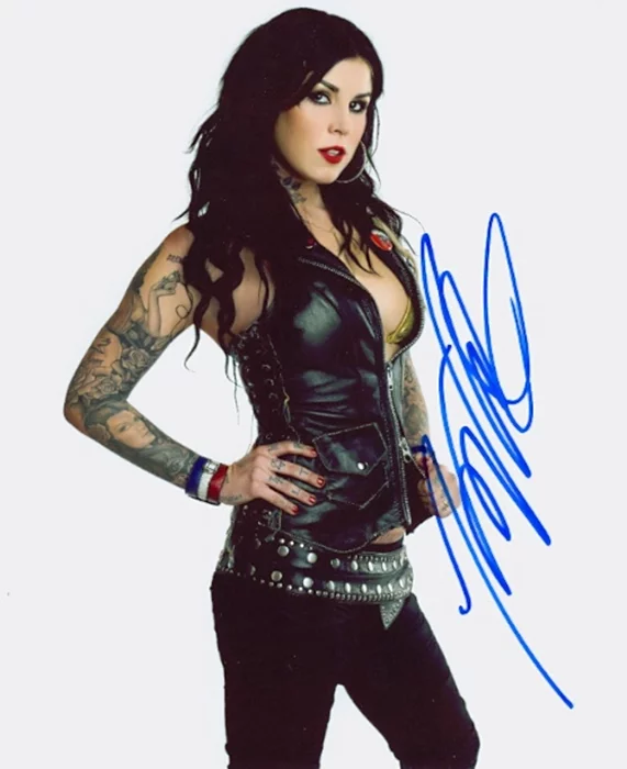 Kat von D autograph
