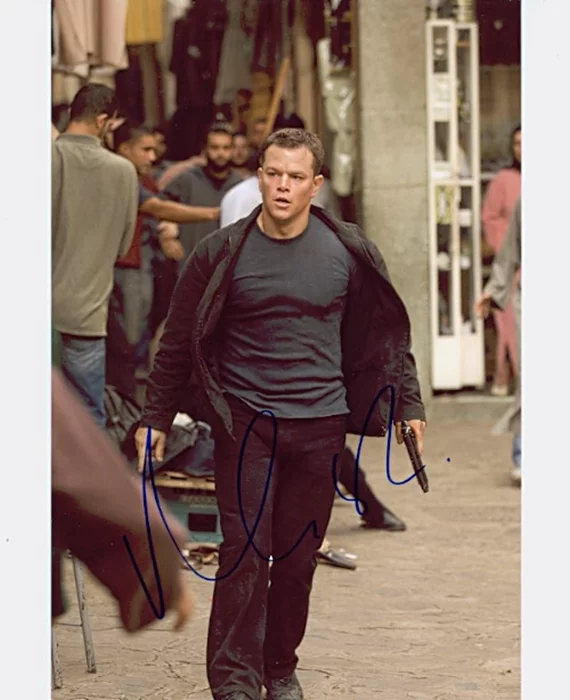 Matt Damon autograph