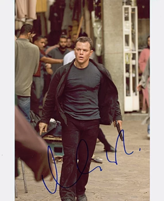 Matt Damon autograph