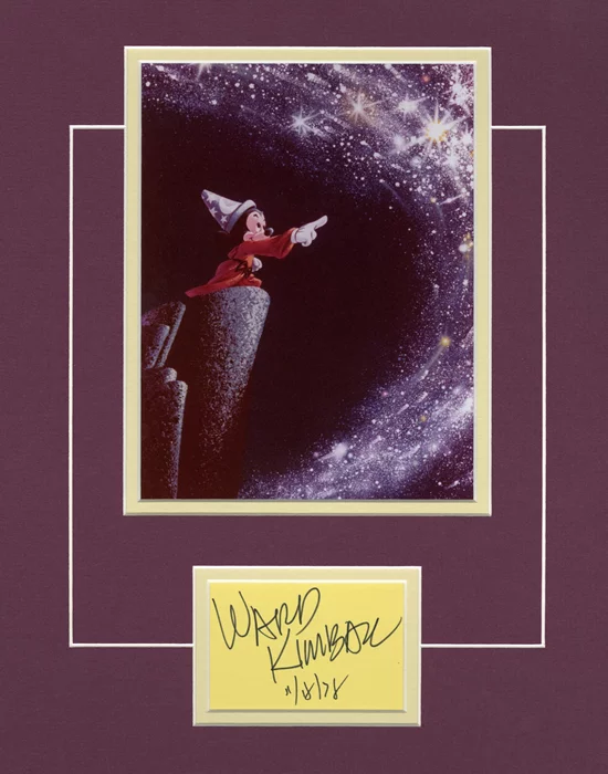 Ward Kimball autograph