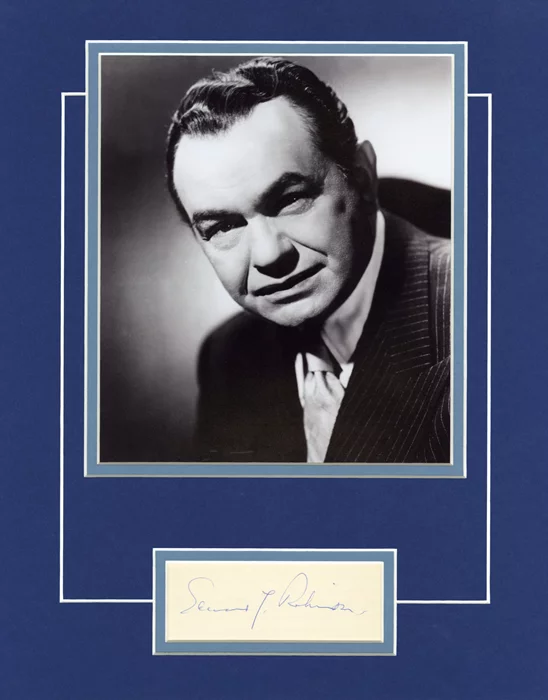 Edward G. Robinson autograph