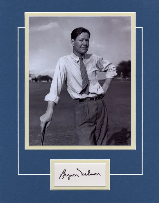 Byron Nelson autograph
