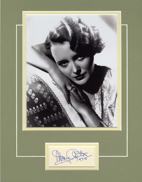 Mary Astor autograph