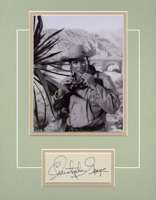 Christopher George autograph