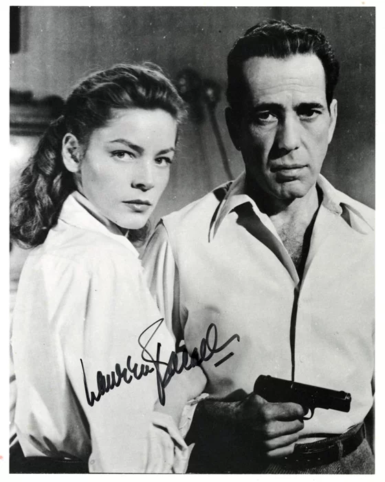 Lauren Bacall autograph
