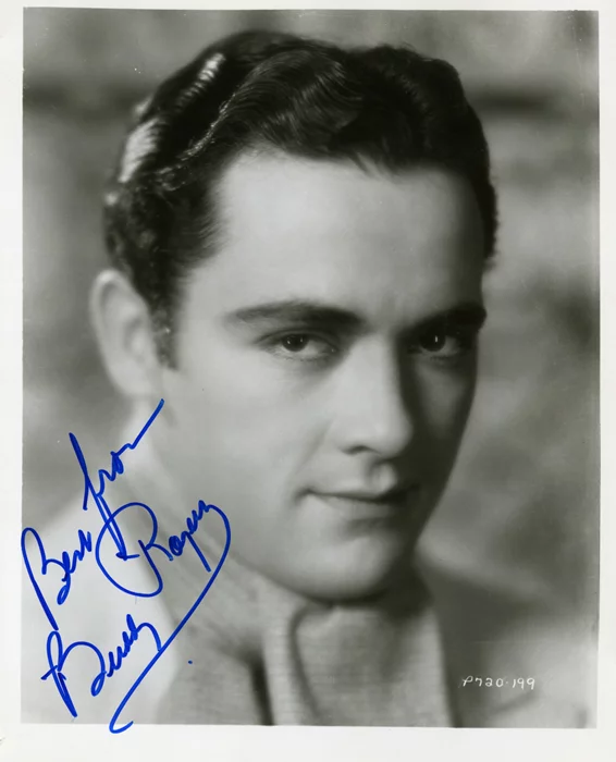 Charles 'Buddy' Rogers autograph