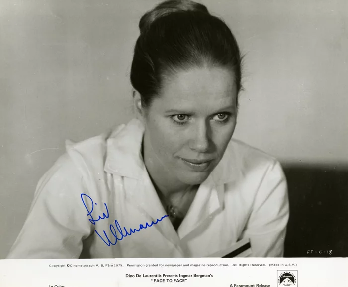 Liv Ullmann autograph