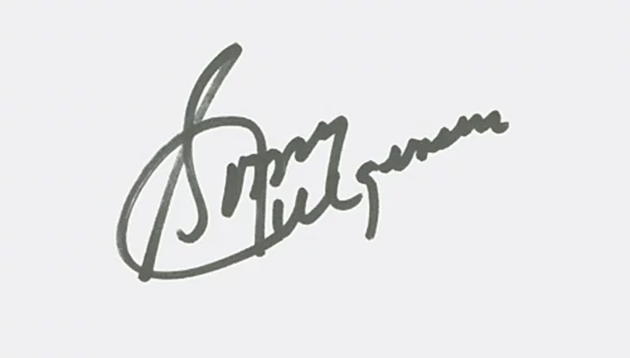 Sonny Jurgensen autograph