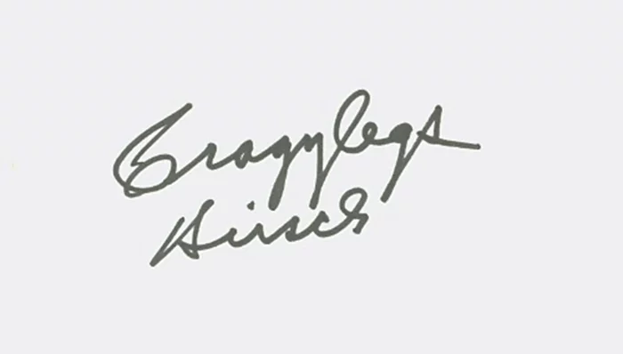 Crazylegs Hirsch autograph