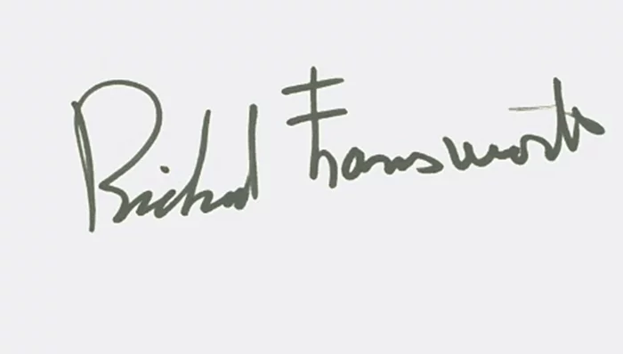 Richard Farnsworth autograph