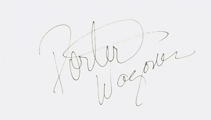 Porter Wagoner autograph