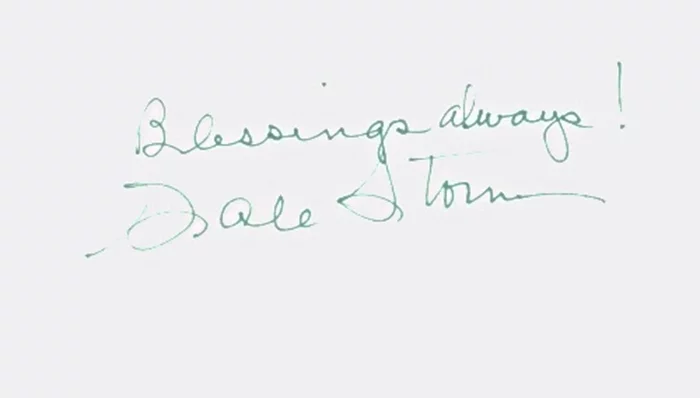 Gale Storm autograph